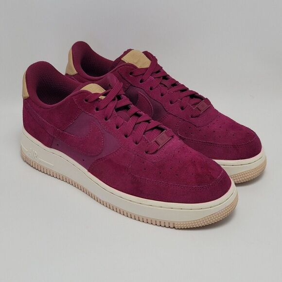 Womens Nike Air Force 1 True Berry Suede Athletic Sneakers Size 7.5 896185-602 - Picture 9 of 13